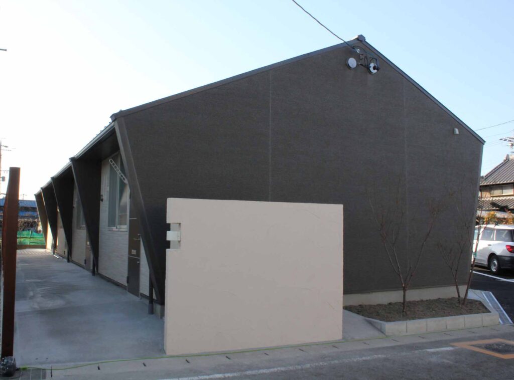 デザイナー、リノベーション、改修、リフォーム、外観、木造平屋、長屋リノベーション、外観、春日井市設計事務所、清須市