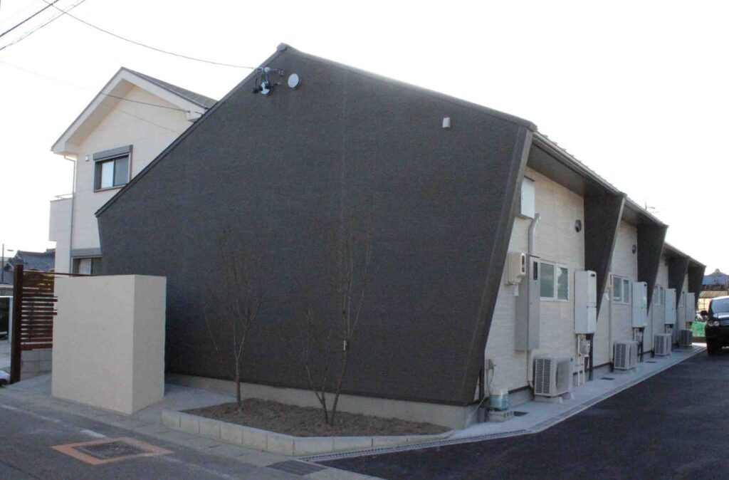 デザイナー、リノベーション、改修、リフォーム、外観、木造平屋、長屋リノベーション